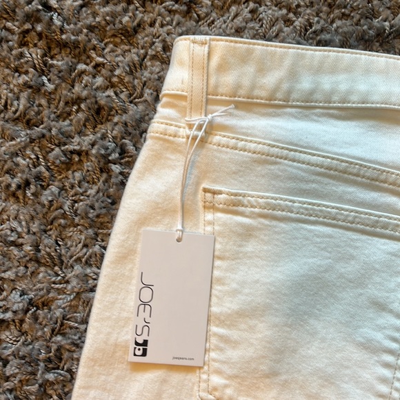 🆕 Joe’s Jeans White The Wyatt High Rise Retro Crop Jeans - Picture 5 of 6
